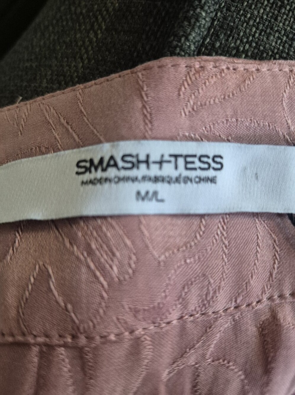 Smash + Tess Collab Disco Duster Satin Retro Rose Robe Coverup M/L - Picture 4 of 12
